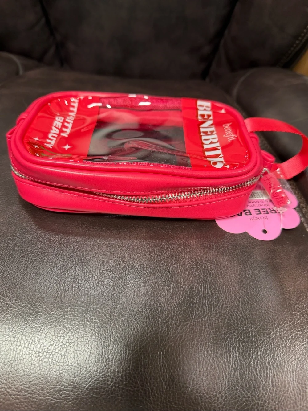 Benefit Cosmetics BENEBITES Itty-Bitty Beauty Mini Makeup Bag NWT